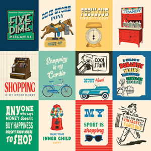 Carta Bella Mercantile 12X12 3X4 Journaling Cards