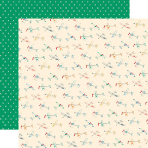 Carta Bella Mercantile 12X12 Toy Airplanes