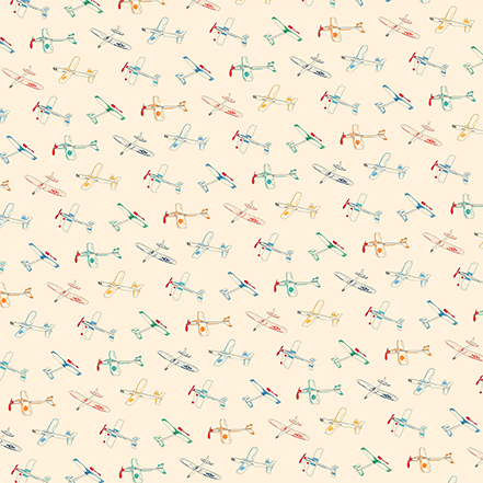 Carta Bella Mercantile 12X12 Toy Airplanes