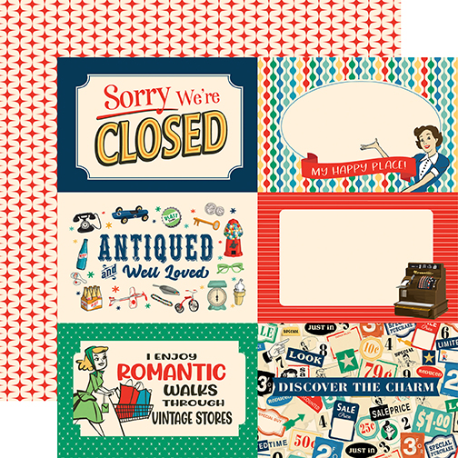 Carta Bella Mercantile 12X12 6X4 Journaling Cards Carta Bella Mercantile 12X12 6X4 Journaling Cards