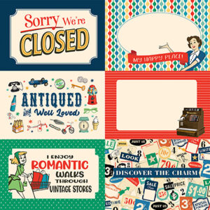 Carta Bella Mercantile 12X12 6X4 Journaling Cards