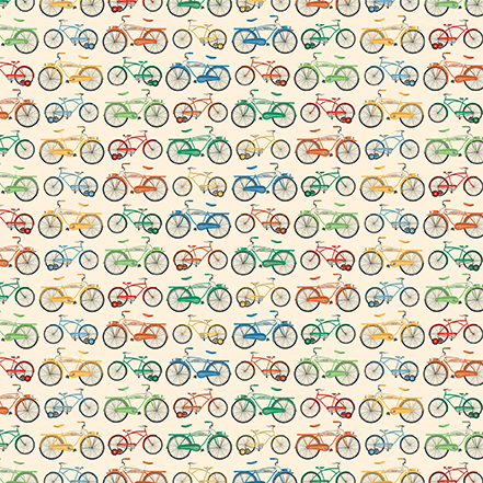 Carta Bella Mercantile 12X12 Let's Ride Bicycles