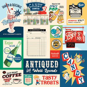 Carta Bella Mercantile 12X12 Multi Journaling Cards
