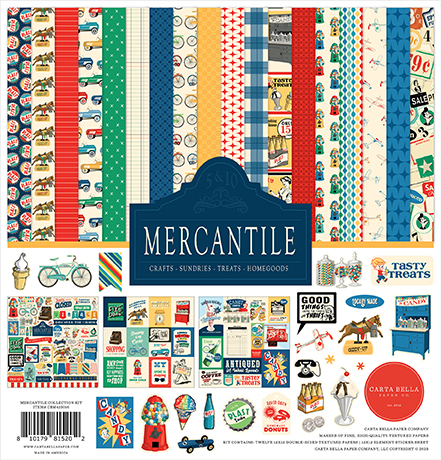 Carta Bella Mercantile Collection Kit Carta Bella Mercantile Collection Kit