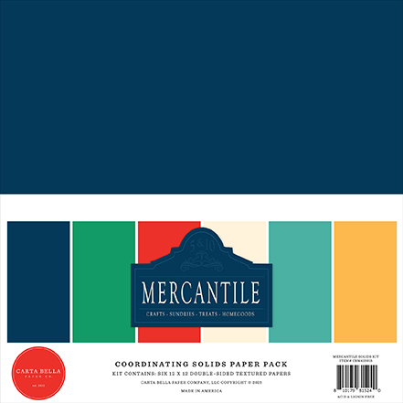 Carta Bella Mercantile Solids Kit Carta Bella Mercantile Solids Kit