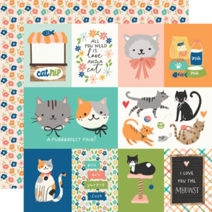 Simple Stories Fur Baby Cat 12X12 Elements 2