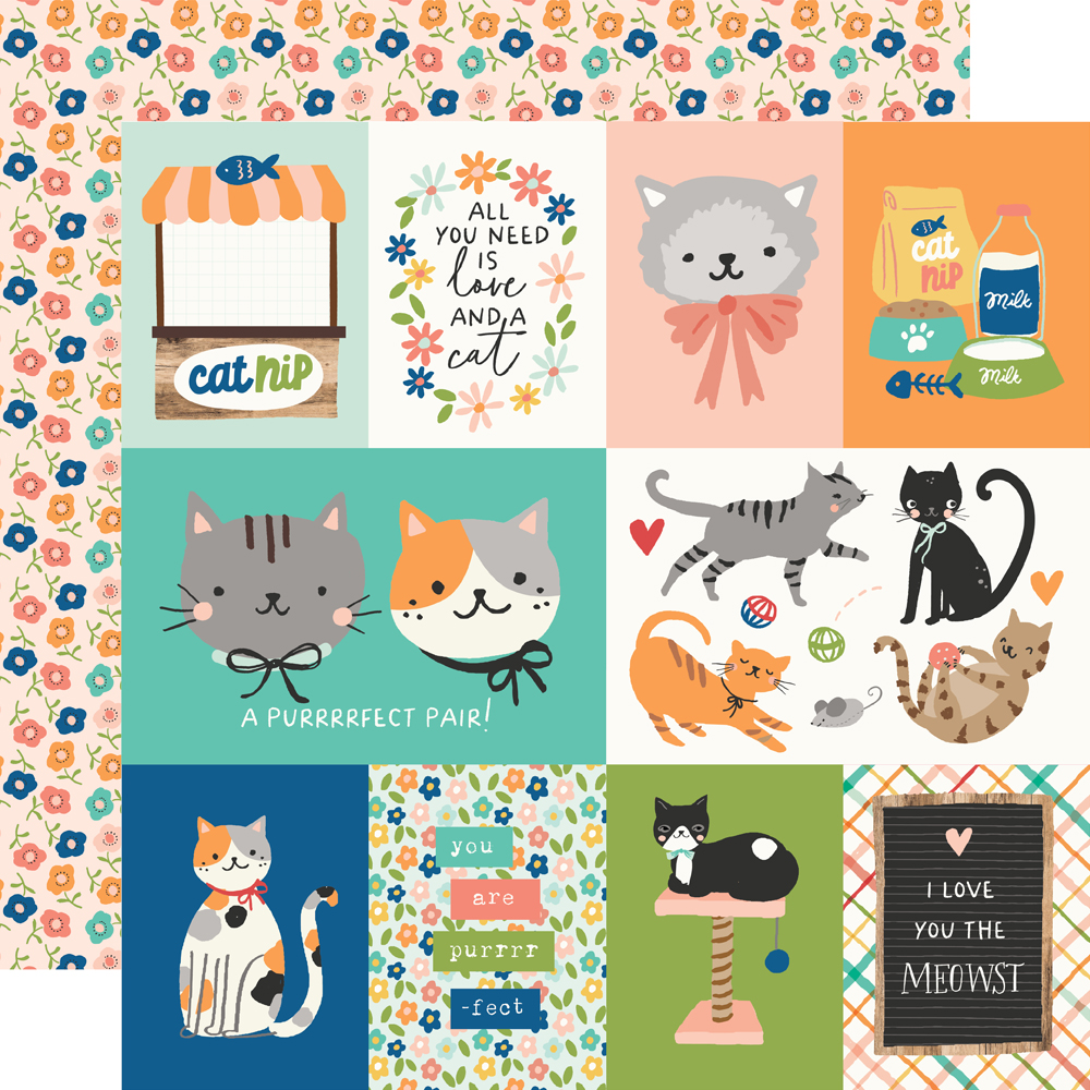 Simple Stories Fur Baby Cat 12X12 Elements 2