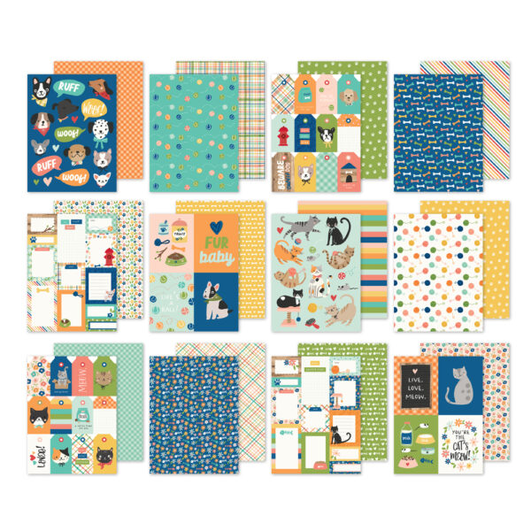 Simple Stories Fur Baby Cat & Dog 6X8 Pad