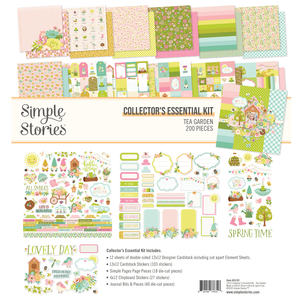 Simple Stories Tea Garden Collector's Essential Kit