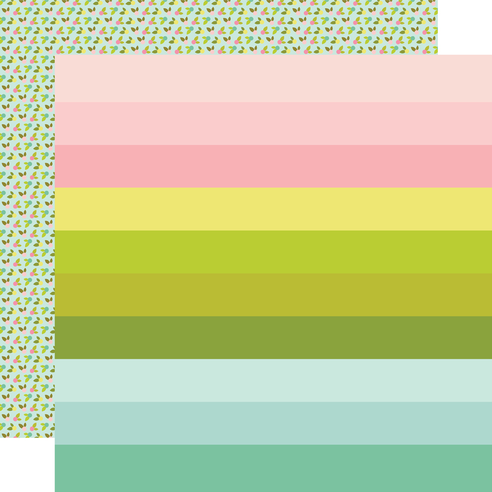 Simple Stories Tea Garden 12X12 Be Happy