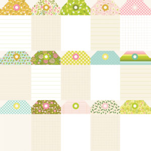 Simple Stories Tea Garden 12X12 Tag Elements