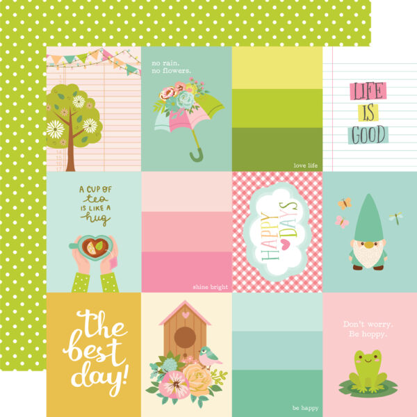 Simple Stories Tea Garden 12X12 3X4 Elements Simple Stories Tea Garden 12X12 3X4 Elements