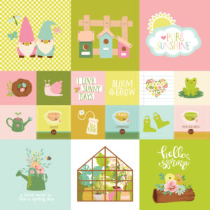 Simple Stories Tea Garden 12X12 2X2/4X4 Elements