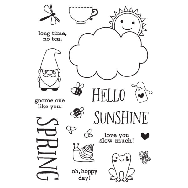 Simple Stories Tea Garden Stamps