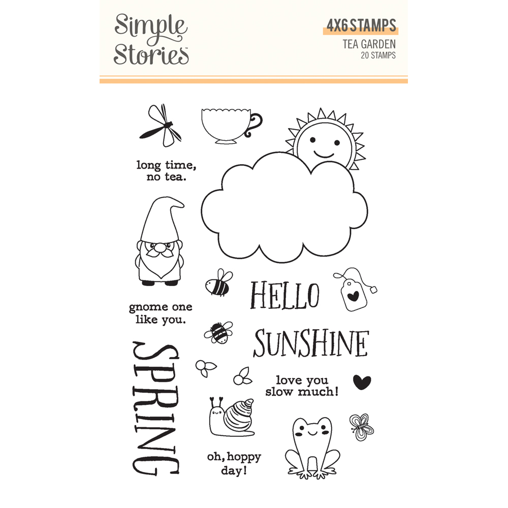 Simple Stories Tea Garden Stamps