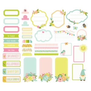 Simple Stories Tea Garden Journal Bits & Pieces