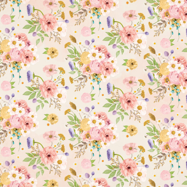 Simple Stories Simple Vintage Flower Shoppe 12X12 Beautiful