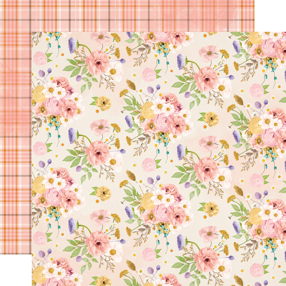 Simple Stories Simple Vintage Flower Shoppe 12X12 Beautiful