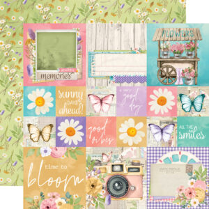 Simple Stories Simple Vintage Flower Shoppe 12X12 2X2/4X4 Elements
