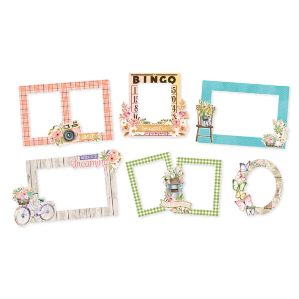 Simple Stories Simple Vintage Flower Shoppe Chipboard Frames