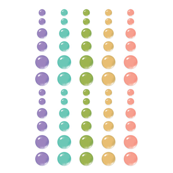 Simple Stories Simple Vintage Flower Shoppe Glossy Enamel Dots