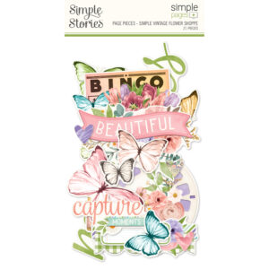 Simple Stories Simple Vintage Flower Shoppe Simple Pages Page Pieces