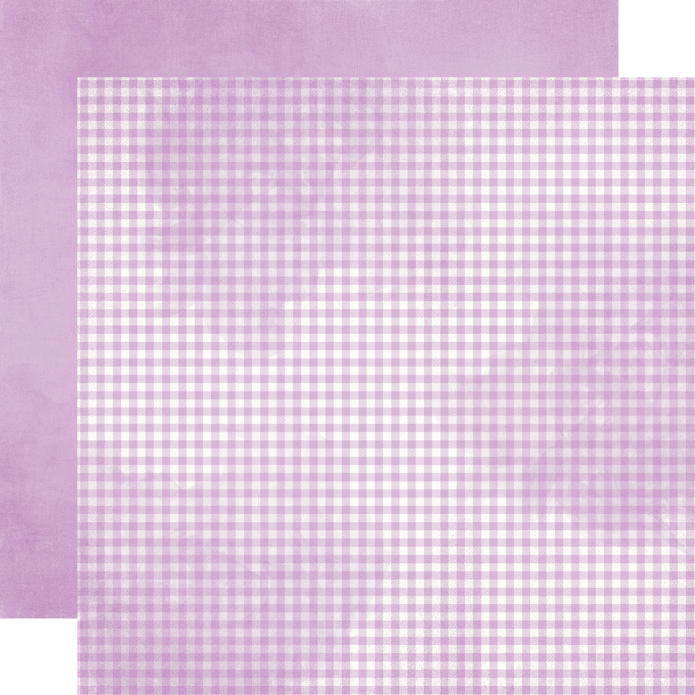 Simple Stories Simple Vintage Flower Shoppe Wisteria Gingham