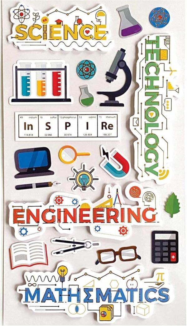 PAPER HOUSE 3D STEM STICKER