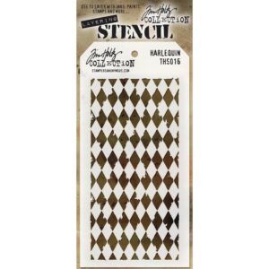 SA TIM HOLTZ LAYERING STENCIL HARLEQUIN
