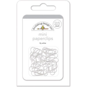 DOODLEBUG MINI PAPERCLIPS WHITE