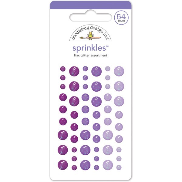 DOODLEBUG LILAC ASSORTMENT GLITTER SPRINKLES