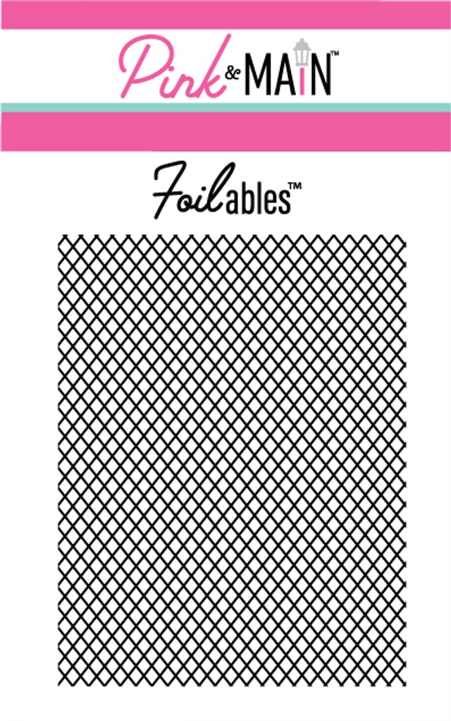 PINK & MAIN FOILABLES DIAMOND GRID