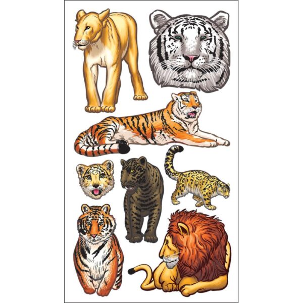 EK JOLEES STICKER BIG CATS