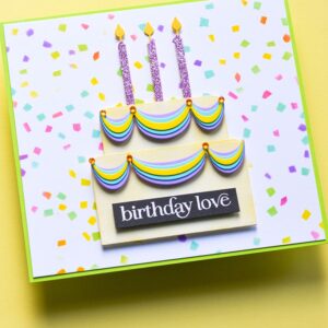 Memory Box Die Party Layer Cake