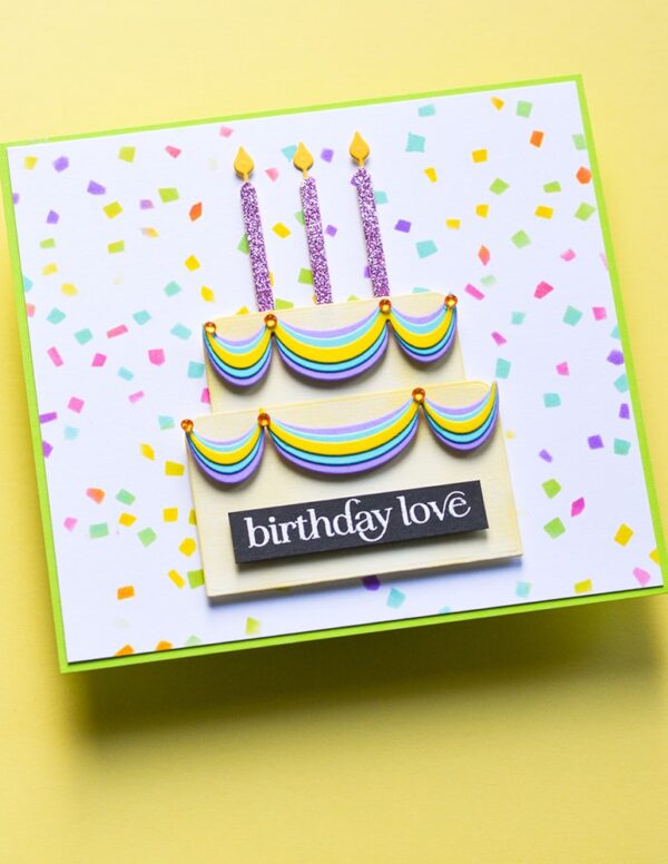 Memory Box Die Party Layer Cake