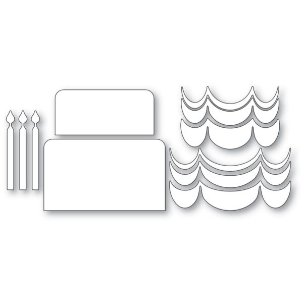 Memory Box Die Party Layer Cake