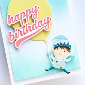 Poppy Stamps Die Brilliant Birthday Balloons