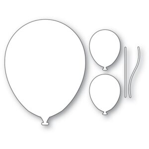 Poppy Stamps Die Brilliant Birthday Balloons