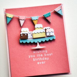 Poppy Stamps Die Frosted Cake Duo