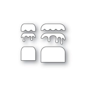 Poppy Stamps Die Frosted Cake Duo