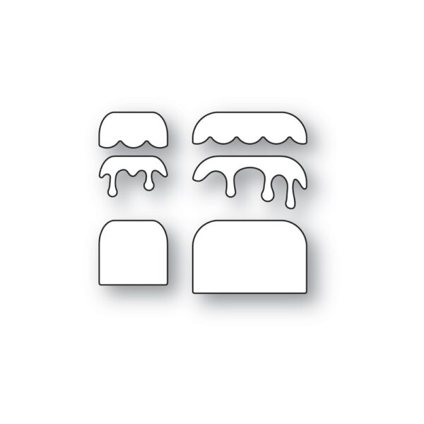 Poppy Stamps Die Frosted Cake Duo