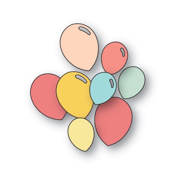 Poppy Stamps Die Balloon Bunch Poppy Stamps Die Balloon Bunch