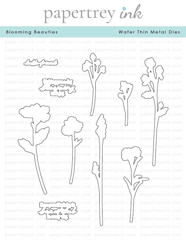 Papertrey Die Blooming Beauties
