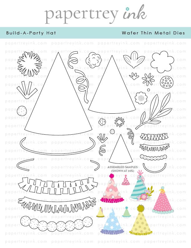 Papertrey Die Build-a-party Hat