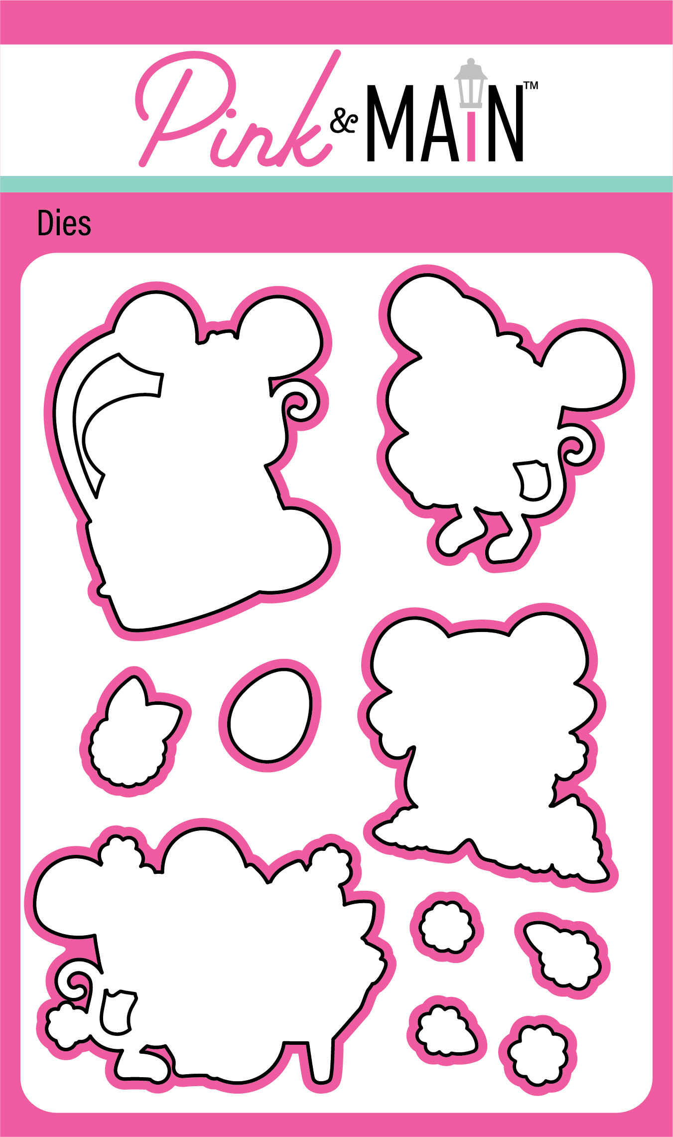 Pink & Main Die Mice Spring