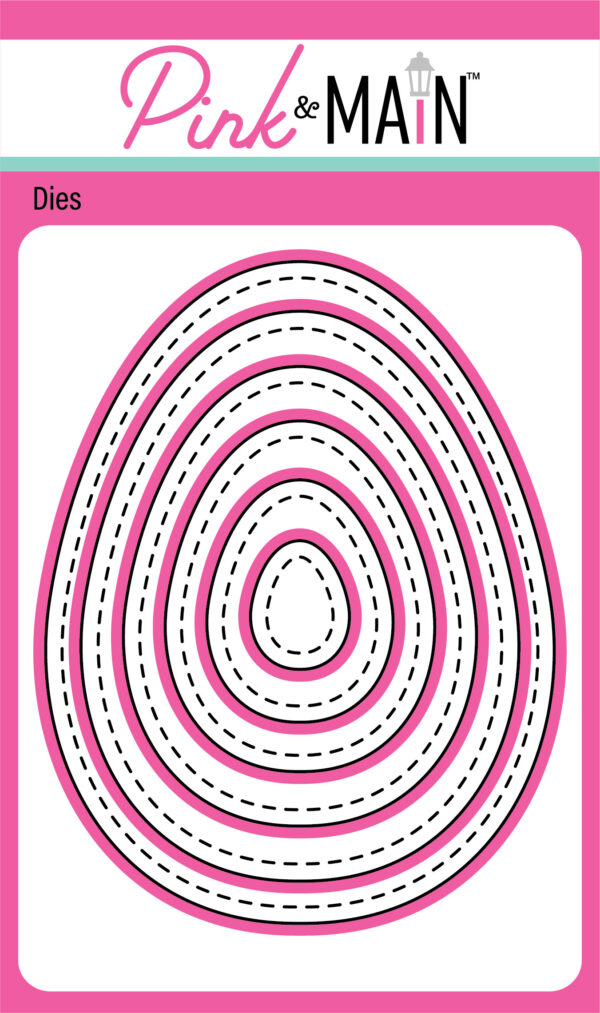 Pink & Main Die Stitched Egg Pink & Main Die Stitched Egg