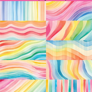 Pink & Main Watercolor Spring Paper Pack 8.5 X 5.5