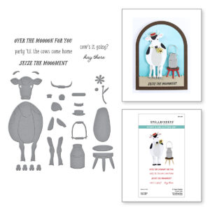 Spellbinders Hay There Clear Stamp & Die Set From the On the Farm Collection