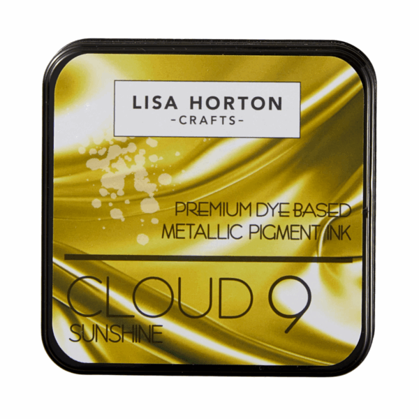 Lisa Horton Crafts Cloud 9 Metallic Ink Pad Sunshine Lisa Horton Crafts Cloud 9 Metallic Ink Pad Sunshine