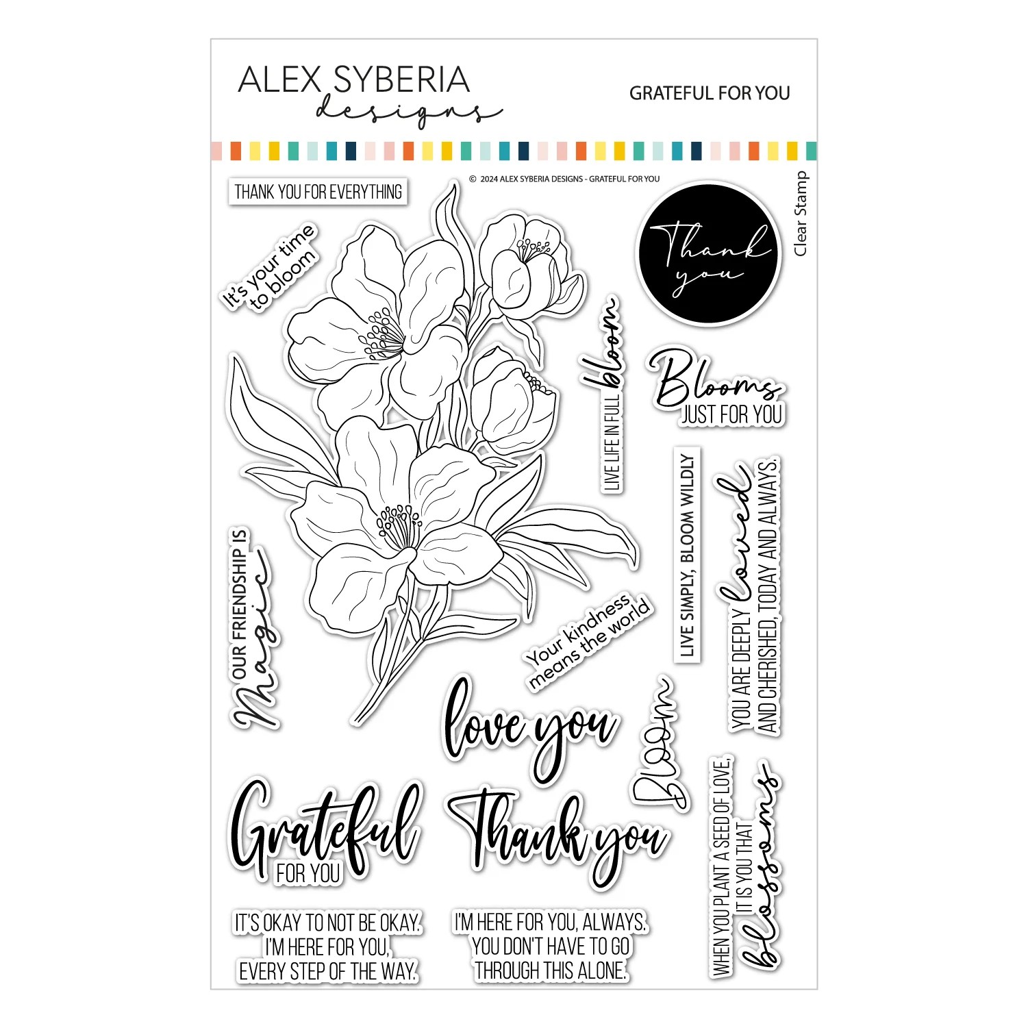 Alex Syberia Stamp Grateful For You